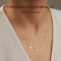 Sideway Initial Extra Tiny Necklace Elegant Statement Personalized