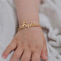 Personalized Baby Bracelet Custom Nameplate Handmade Unique Children Jewelry