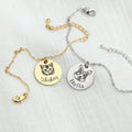 Personalized Custom Pet Portrait Bracelet Pet Memorial Charms