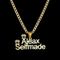 18K Gold Plated Personalized Name Necklace, Customized Name Necklace Handcrafted Custom Jewelry, Nameplate Pendant Gifts For Mom, For Her