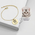 Personalized Custom Pet Portrait Bracelet Pet Memorial Charms