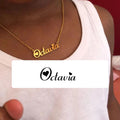 18K Gold Plated Children Personalized Name Necklace Customized Kids Name Necklace Custom Handcrafted Jewelry Gift For Kids, Children Jewelry