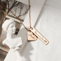 Custom Name Bar Necklace Personalized