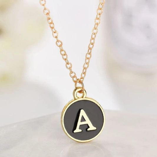 18K Gold Plated Personalized Initial Charm Letter Necklace Customized A-Z Custom Pendant Necklace Jewelry Dainty Minimalist Handmade Gift