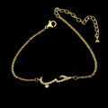 18K Gold Plated Personalized Arabic Calligraphy Crystal Arabic Word 