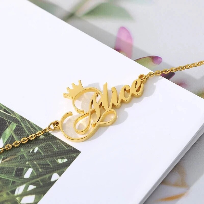 18K Gold Plated Personalized Baby Bracelet Customized Name Jewelry Nameplate Engraved Baby Bangle Custom Children's Jewelry For Baby Gift