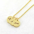 18K Gold Personalized Arabic Religious Spiritual Quotes Necklace, Arabic Words For Patience, Gratitude, Hope, Necklace Handcrafted Jewelry