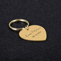 18K Gold Plated Personalized Engraved Heart Name Keychain, Custom Gift, Engraved Key Ring, Key Chains Customized Gift Keyring Custom Jewelry