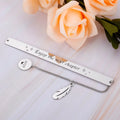 Personalized Metal Bookmark, Custom Name Bookmarks, Booklover Gift, Enjoy The Next Chapter Graduation Gift, Gift for New Mom, Grandma Gift