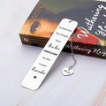 Personalized Metal Bookmark, Custom Name Bookmarks, Booklover Gift, Enjoy The Next Chapter Graduation Gift, Gift for New Mom, Grandma Gift